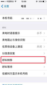 为什么iPhone 5不能设置呼叫转移 