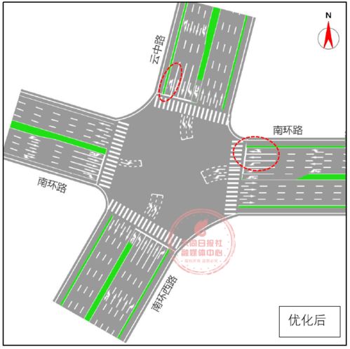 大同车主 南环路9个路口标示标线变更,一定得看