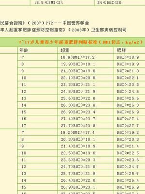 BMI值的BMI指标 