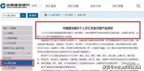 建行有哪些分行可以进行外汇买卖？