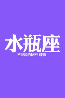 水瓶座性格文字