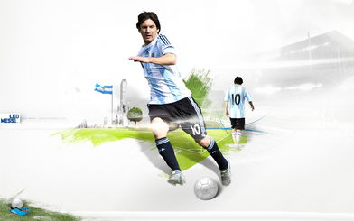 世界杯梅西阿根廷电脑壁纸