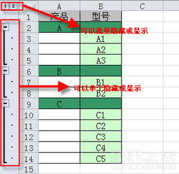 excel功能组及分组显示，点击1，隐藏明细数据时，出现不能将目标移出表外的情况？要怎么处理？谢谢