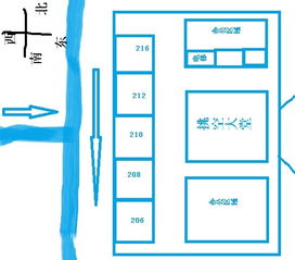 办公楼大厦坐西朝东,背面是丁字河,我看的一个办公室在2楼,也是坐西朝东 