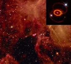 超新星爆发遗迹 恒星解体照亮夜空8个月 