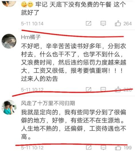 报考 定向医学生 是什么体验 包分配失业率低,网友 宁愿不包