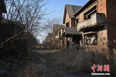 北京郊区44栋别墅烂尾20年 爬满芦苇内部破败