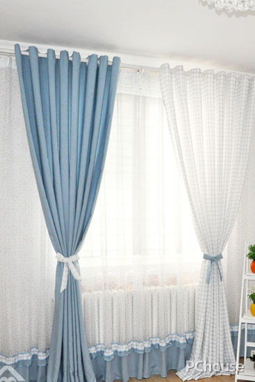韩式田园风格窗帘装饰效果图 