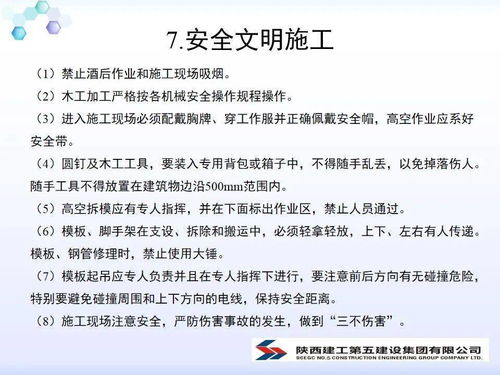 模板工程施工方案汇报讲义PPT