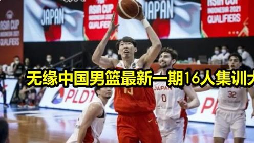 中国男篮16人集训大名单公布

