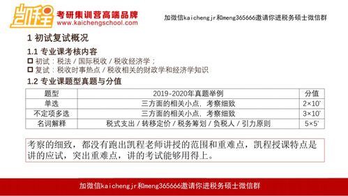 2021外经贸税务硕士考研专业课解读