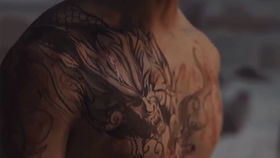 Tattoo 穷奇 水墨神兽 设计过程 穷奇 纹身穷奇 沙海张日山 山海经