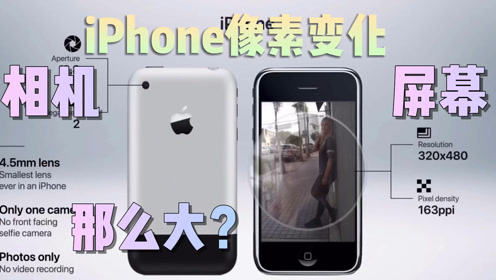 iPhone像素变化那么大