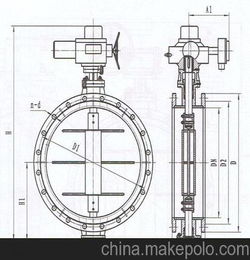 如圖蝶閥，工作原理是什么，怎么接線(xiàn) (手動(dòng)蝶閥結(jié)構(gòu)圖講解)(圖1)