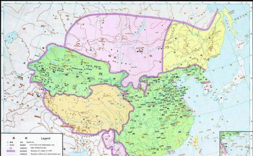 中国历史地图 国土面积约达609万平方公里的汉朝地图