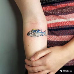 双鱼座纹身 最玻璃心的锦鲤小可爱