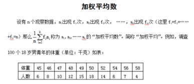 加权平均数怎么算？举个具体的例子