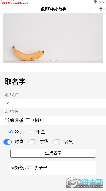 睿辰取名小工具免费下载 睿辰取名宝宝取名app1.0下载 飞翔下载 