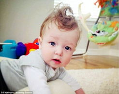 英摄影师打造宝宝狂野发型秀