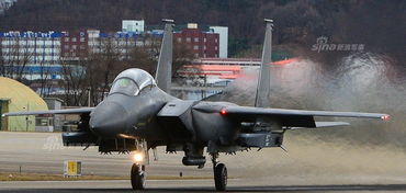 枕戈待旦 韩国F15战机新导弹上厚脸皮写中文 