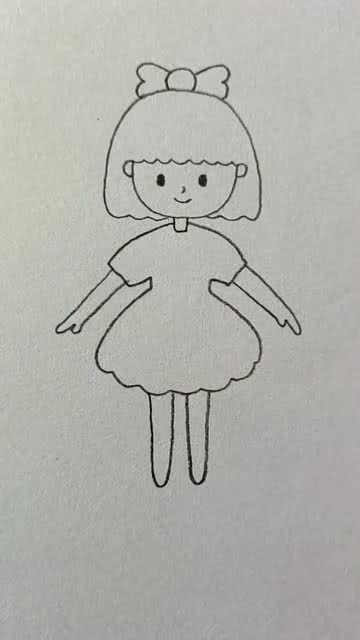 好看女孩的画 