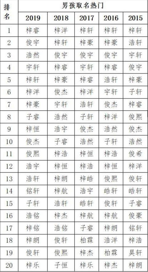 19年新生儿爆款名字出炉,有变化 网友 人类本质是复读机