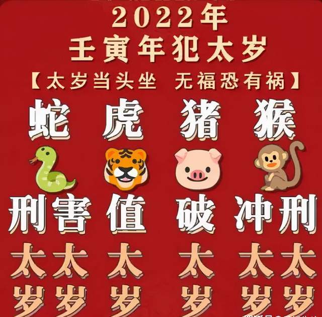 2022年犯太岁的属相 宝子们快点开看看有没有你