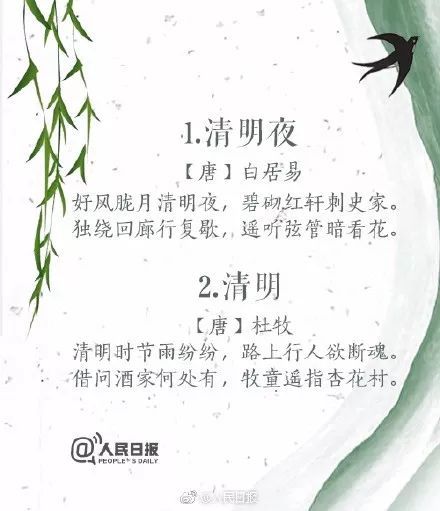 清明诗词知多少,戳进来看看吧 