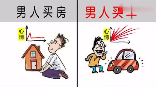 男人买房VS男人买车,太形象了,网友 打鸡血了 