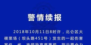 浙江宁波北仑菜场3人被砍案犯罪嫌疑人已抓获