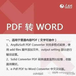 格式转换大全,教你玩转PDF WORD PPT TXT