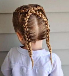 适合短发小女孩的扎头发方法,女儿童个性发型大全 
