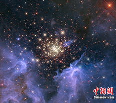 哈勃望远镜捕捉船底星座星团太空焰火秀 