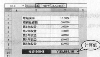 投资增额净现值是怎么算的