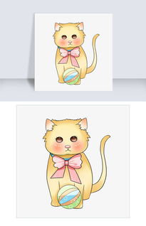 卡通手绘胖橘猫插画图片素材 PSB格式 下载 其他大全 