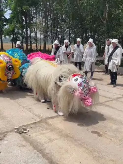 四架狮子代表着一年四季,春夏秋冬 