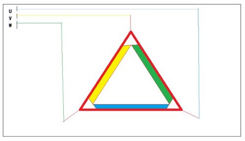 380v电热管三根三角形接线图 