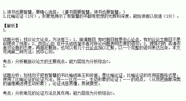 必不可少de智慧元素