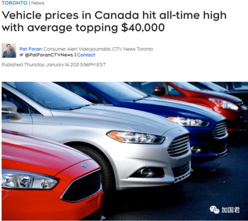 加拿大汽车价格网