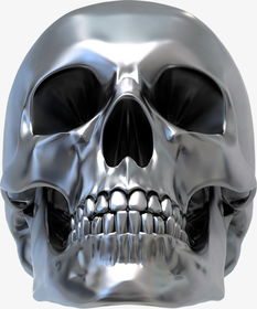 金属骷髅头素材图片免费下载 高清装饰图案png 千库网 图片编号5490205 