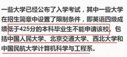 2022考研出 新规 ,英语四级或成阻碍,想考研的学生注意了