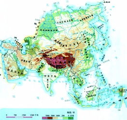 亚洲地形气候图 搜狗图片搜索