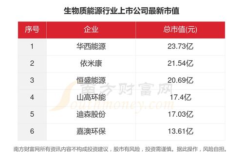 生物质能源上市公司有哪些