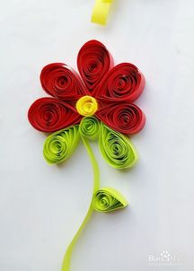如何用衍纸做简单漂亮的花朵 