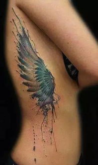 翅膀纹身 自由的象征