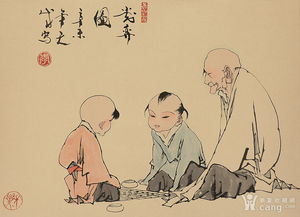 请老师们指点一下,这幅画的作者是哪位,什么年代的 谢谢