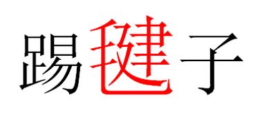 踢箭子的箭字怎么写 