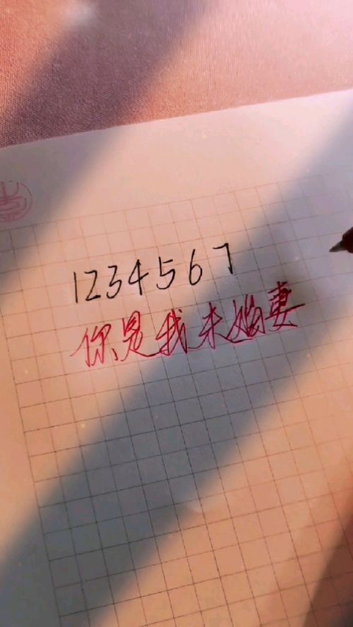 教你数字表白法 