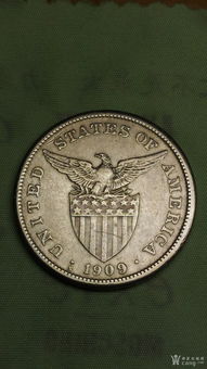 1909 美属菲律宾1 PESO银币