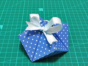 两款纸艺折纸手工礼盒图纸与教程 可包装圣诞节礼物